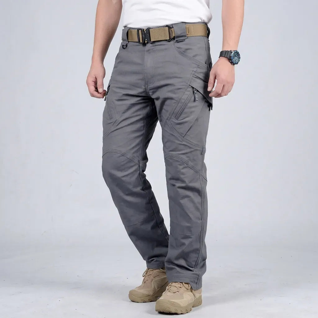 Cargohose für Herren im Straight Fit aus Ripstop für taktische Einsätze Grau 4