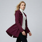 Leichte Damen Jacke für den Frühling mit Kapuze