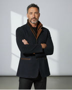 Jacke für Herren mit Reißverschluss-Stehkragen im Blazer-Stil