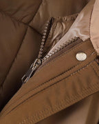 Winter Stepp Jacke für Damen im Parka-Stil mit Kapuze