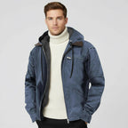 Freizeitjacke für Herren mit Kapuze und Reißverschlus