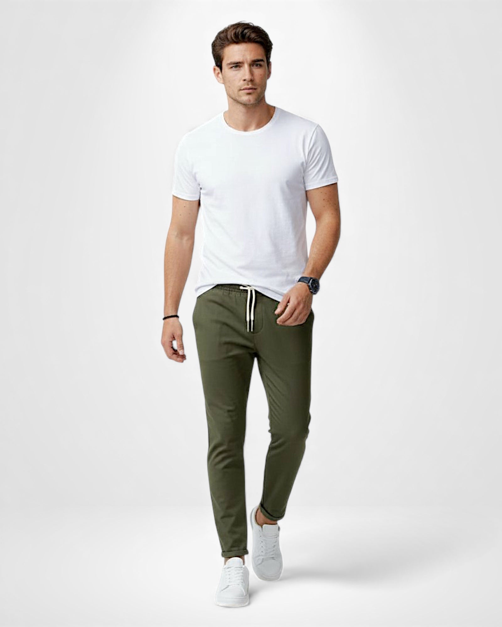 Herren Stretchhose im Modernfit mit elastischem Gewebe