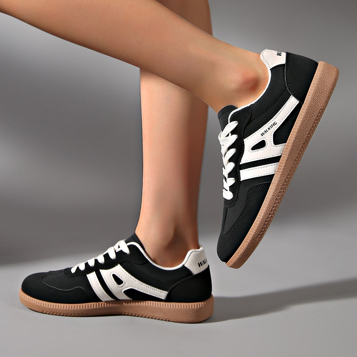 Bequeme Plateau Sneaker für Damen | Halbschuhe
