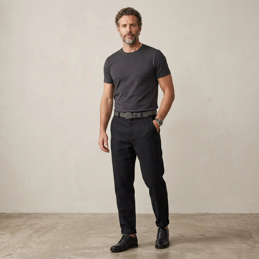 Edle Leinenhose für Herren im Barrel Fit für den Sommer 11