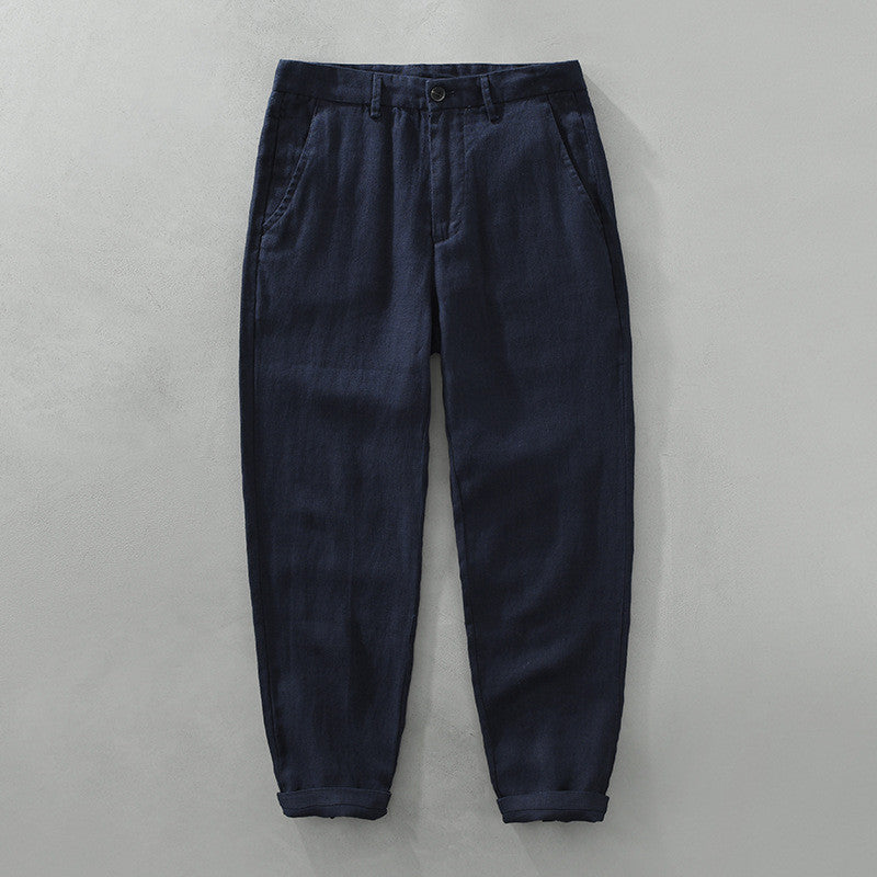 Edle Leinenhose für Herren im Barrel Fit für den Sommer 19