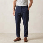 Edle Leinenhose für Herren im Barrel Fit für den Sommer Dunkelblau 8