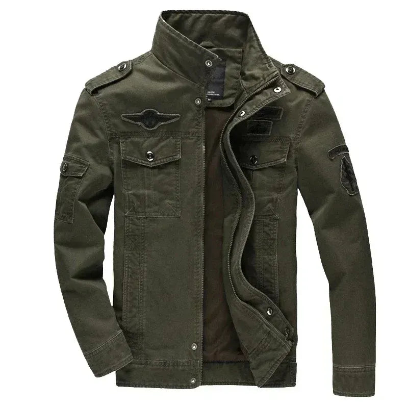 Feldjacke für Herren Baumwolle im Standard-Design Grün 11