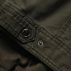 Close-up Feldjacke für Herren aus Baumwolle im Standard-Design Grün 2