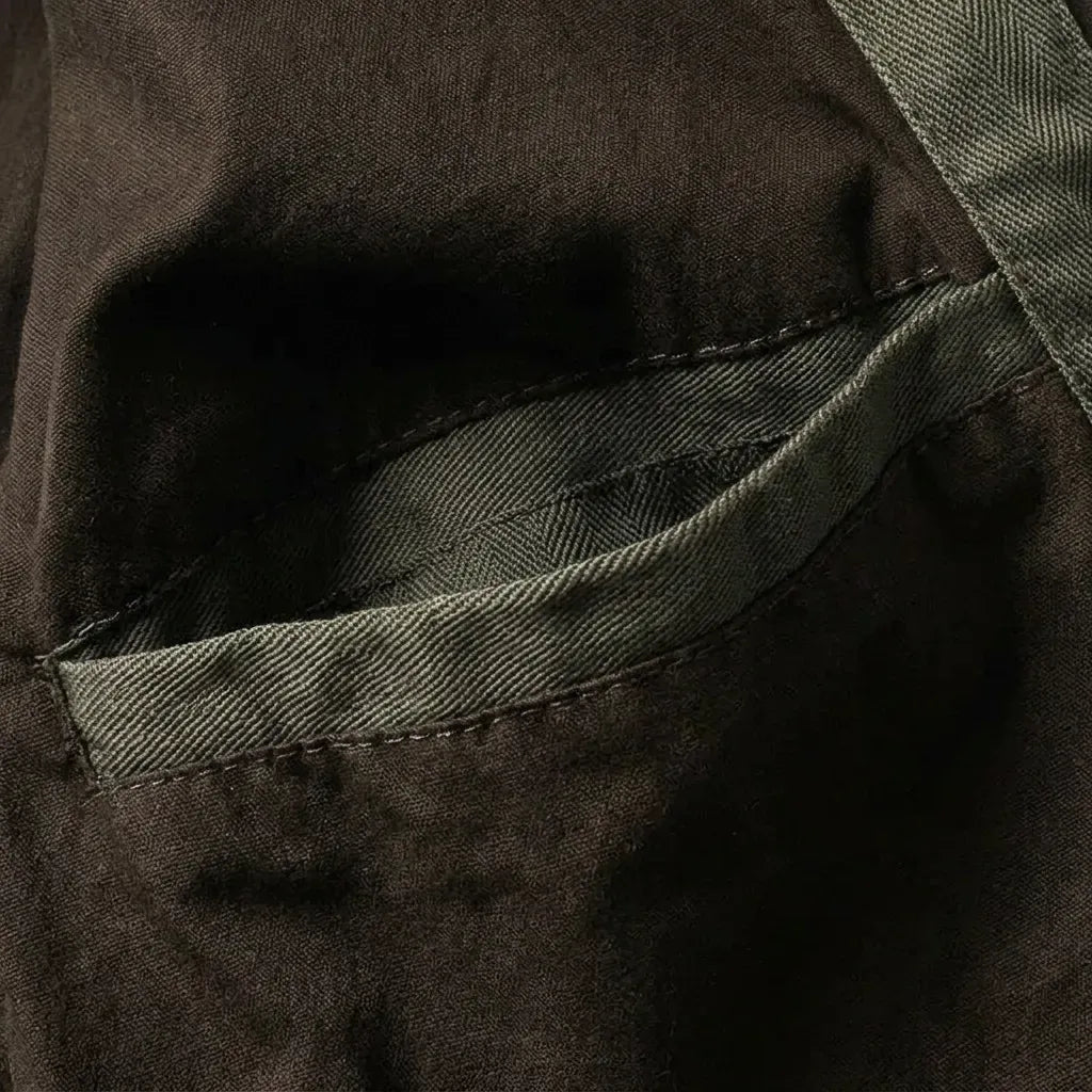 Close-up Feldjacke für Herren aus Baumwolle im Standard-Design Grün 5