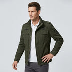 Feldjacke für Herren aus Baumwolle im Standard-Design Grün 9