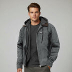 Freizeitjacke für Herren mit Kapuze und Reißverschlus