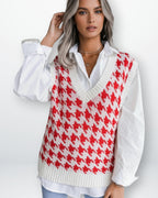 Strick Damenpullunder mit V-Ausschnitt