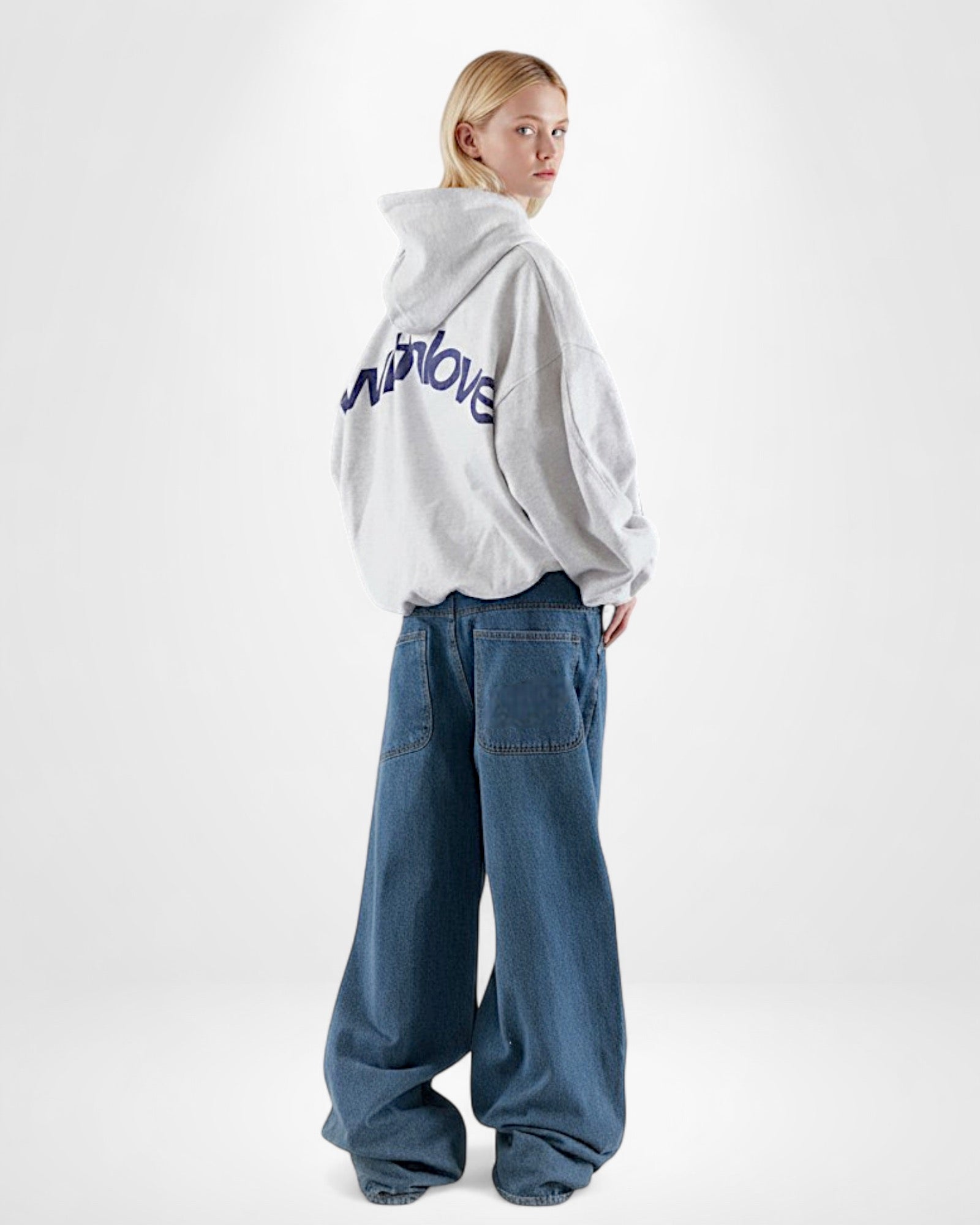 Oversize Hooded Sweatshirt