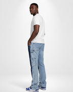 Schlaghose für Herren aus Denim im Carpetener-Stil