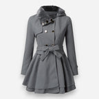 Winter Trenchcoat mit Gefüttertem Kragen