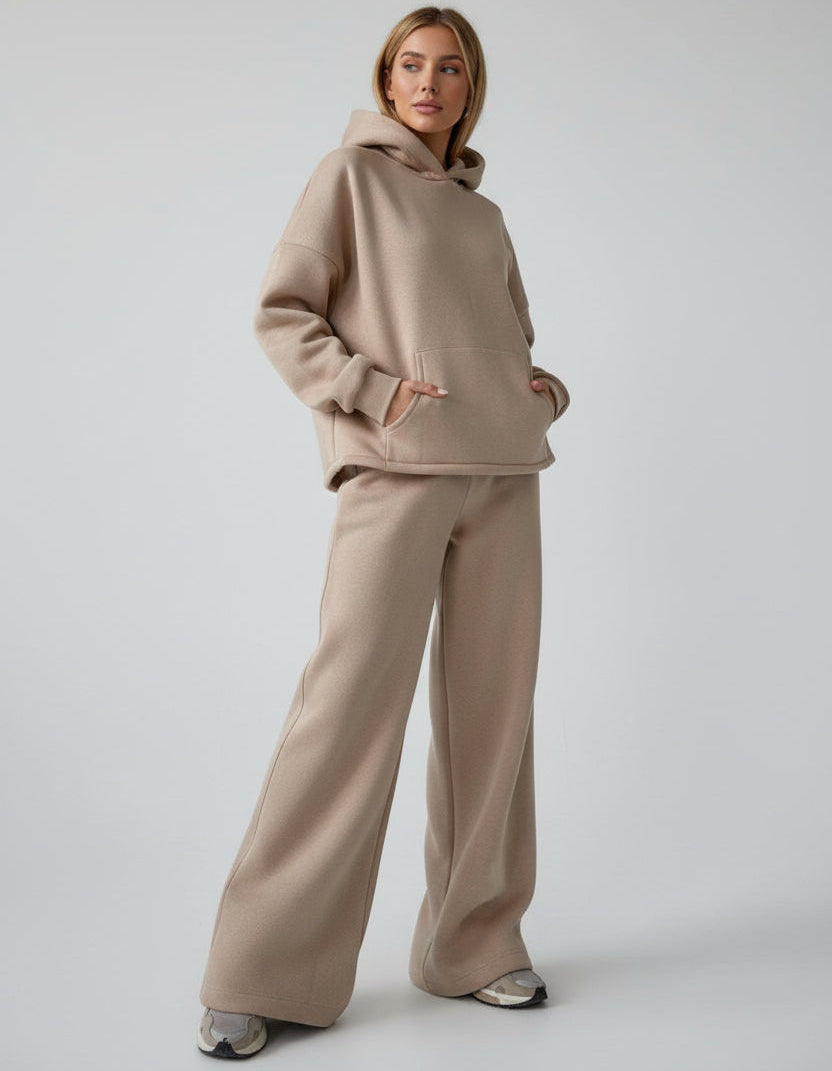 Oversized Hoodie-Set mit weiter Hose für Damen