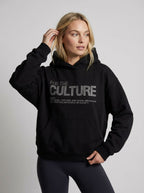Unisex Hoodie in kurzer Länge mit Druckmuster