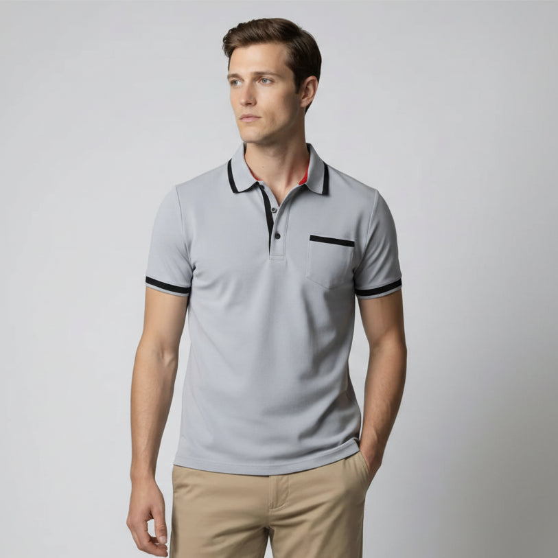 Klassisches Herren Poloshirt mit zeitloser Passform