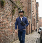 Blouson für Herren in Regular Fit mit Frontreißverschluss und Stehkragen