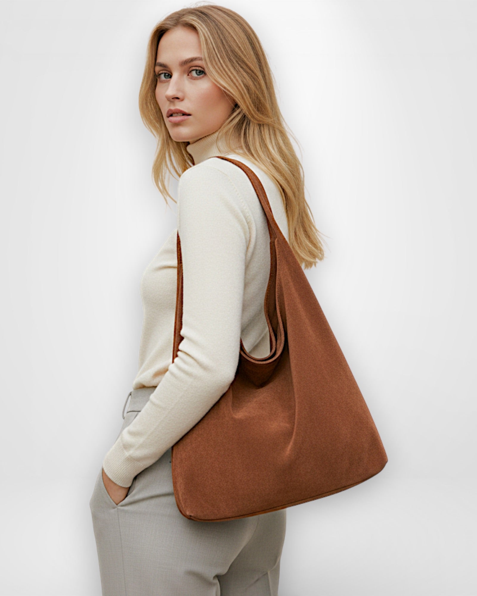 Schultertasche Damen im minimalistischen Design