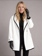 Eleganter Damen Kurzmantel in gerader Passform