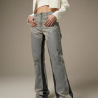 Schlaghose für Damen aus Denim im Carpetener-Stil