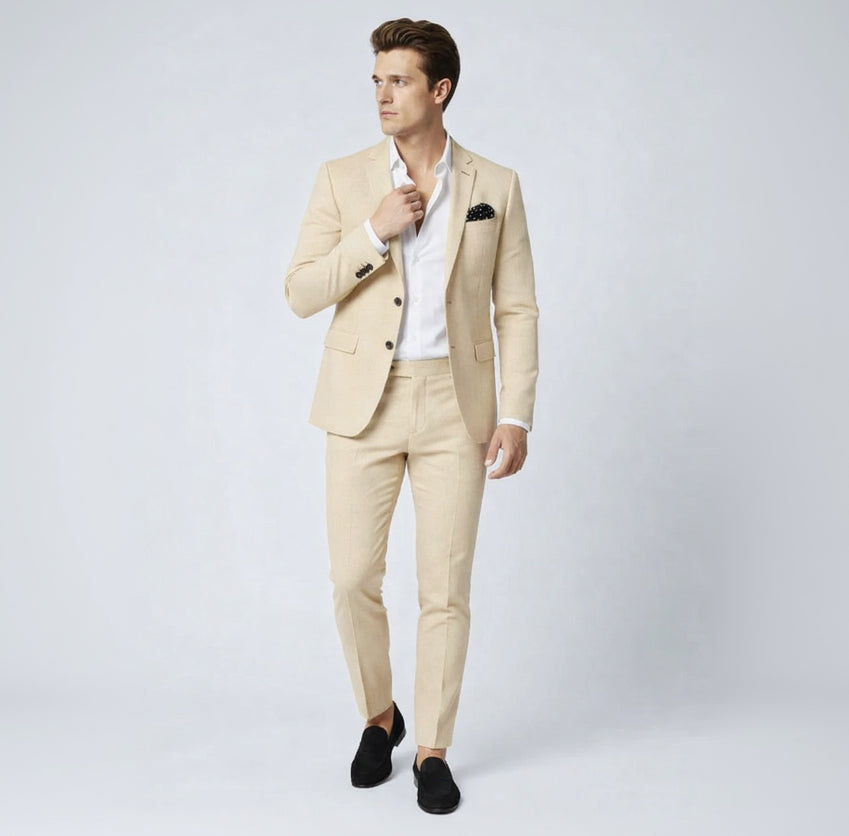 Anzug (2-tlg.Set) für Herren im Slim Fit