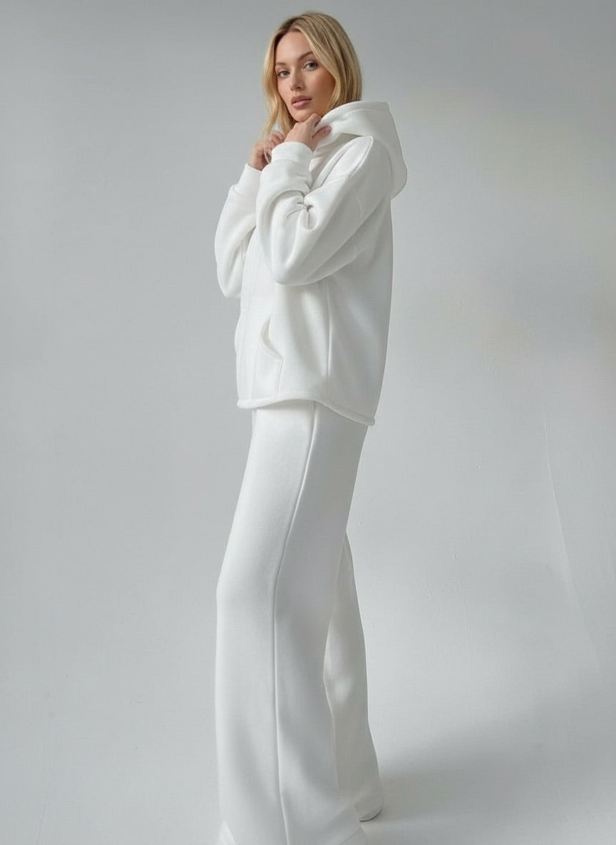 Oversized Hoodie-Set mit weiter Hose für Damen