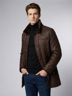 Steppjacke für Herren mit Kragen