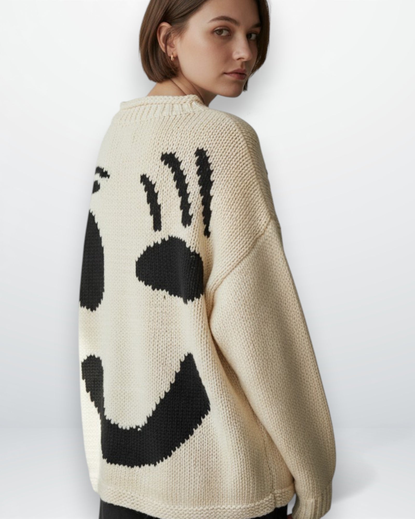 Oversized Strickpullover für Damen