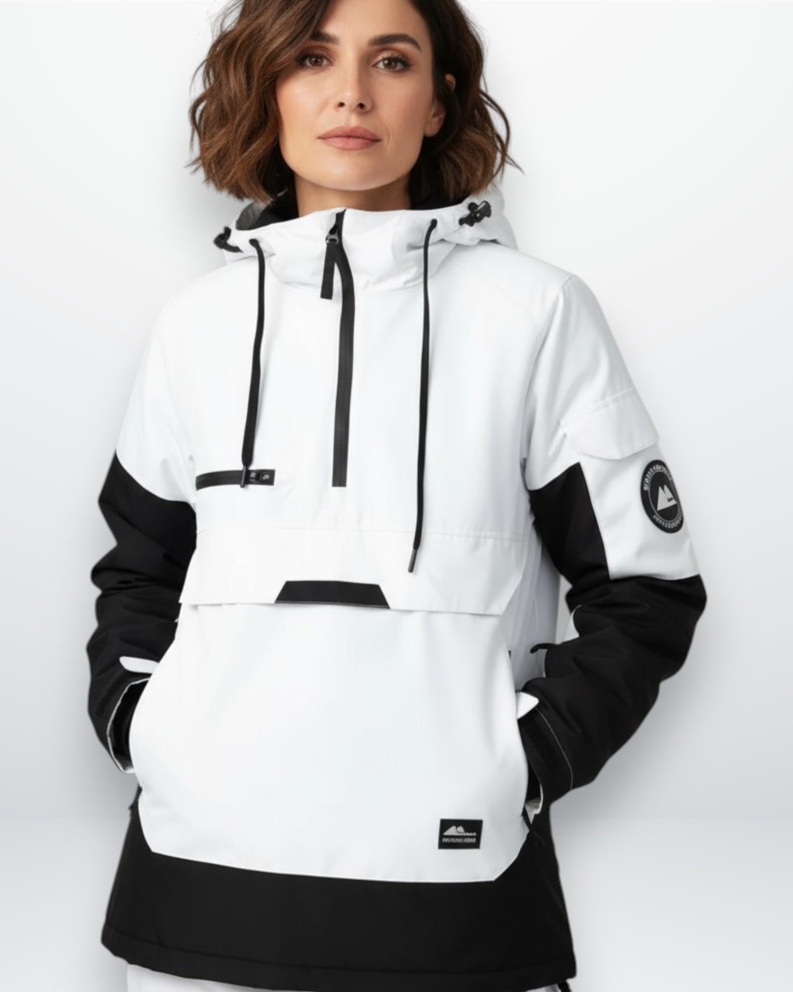 Snowboardjacke für Herren und Damen im Anorak-Stil