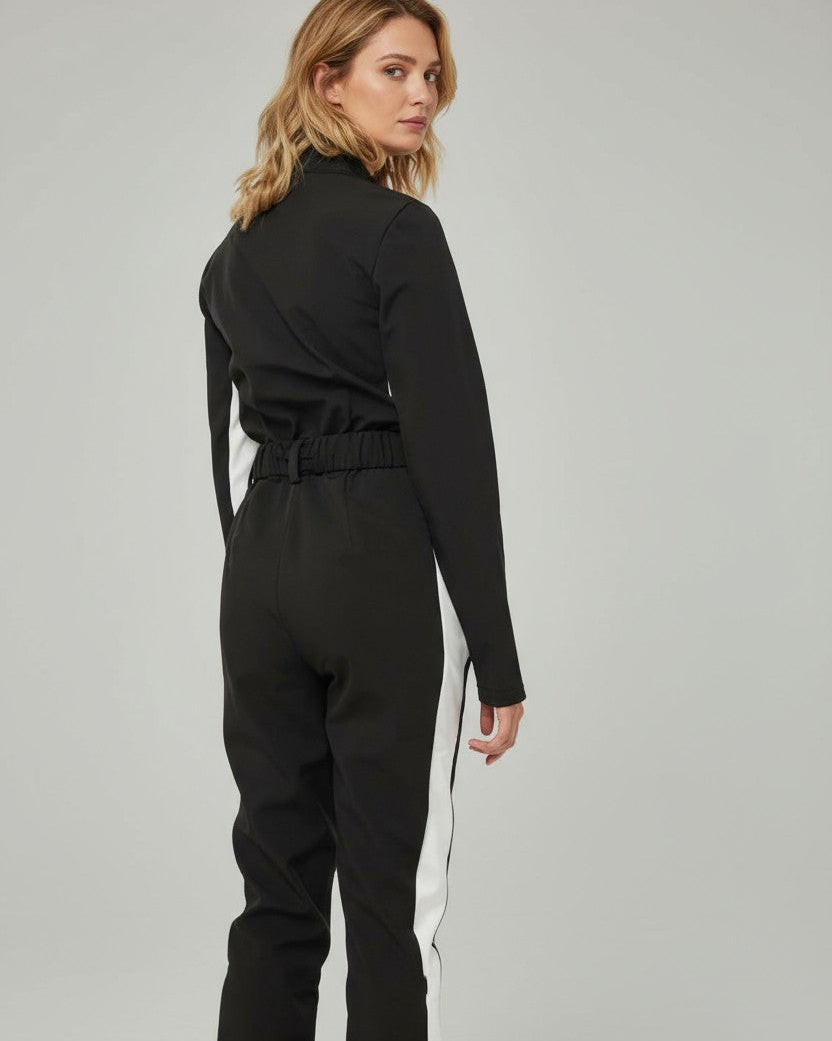 Damen Skianzug tailliert mit Kontrastdetails – figurbetont & sportlich