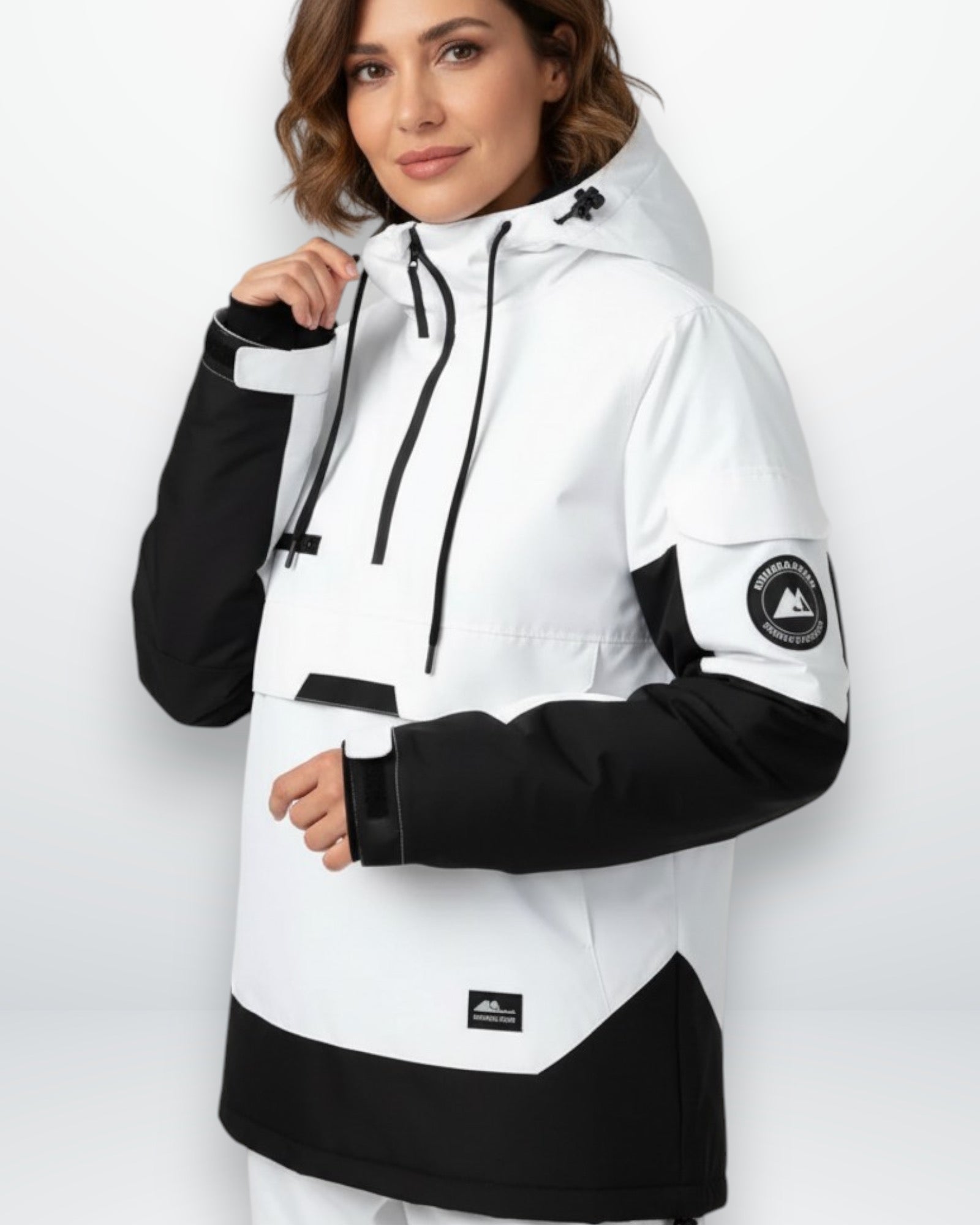 Snowboardjacke für Herren und Damen im Anorak-Stil