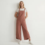 Leichte Latzhose für Damen in weitem Loose Fit