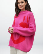 Oversized Strickpullover für Damen