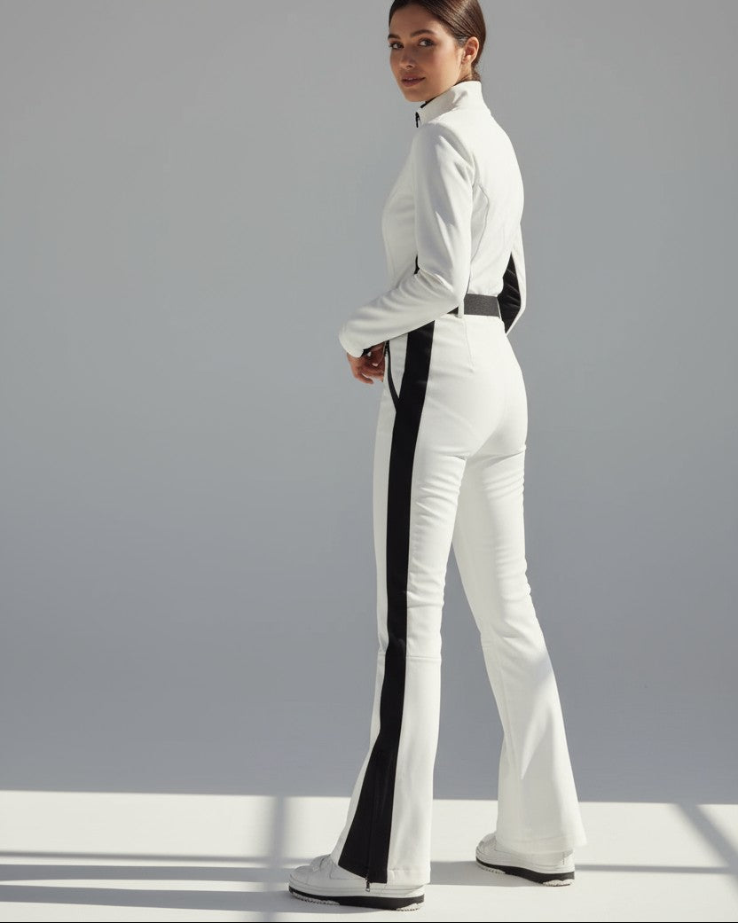 Damen Skianzug tailliert mit Kontrastdetails – figurbetont & sportlich