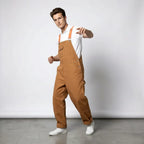 Unisex Latzhose in lässiger Passform mit Utility-Taschen