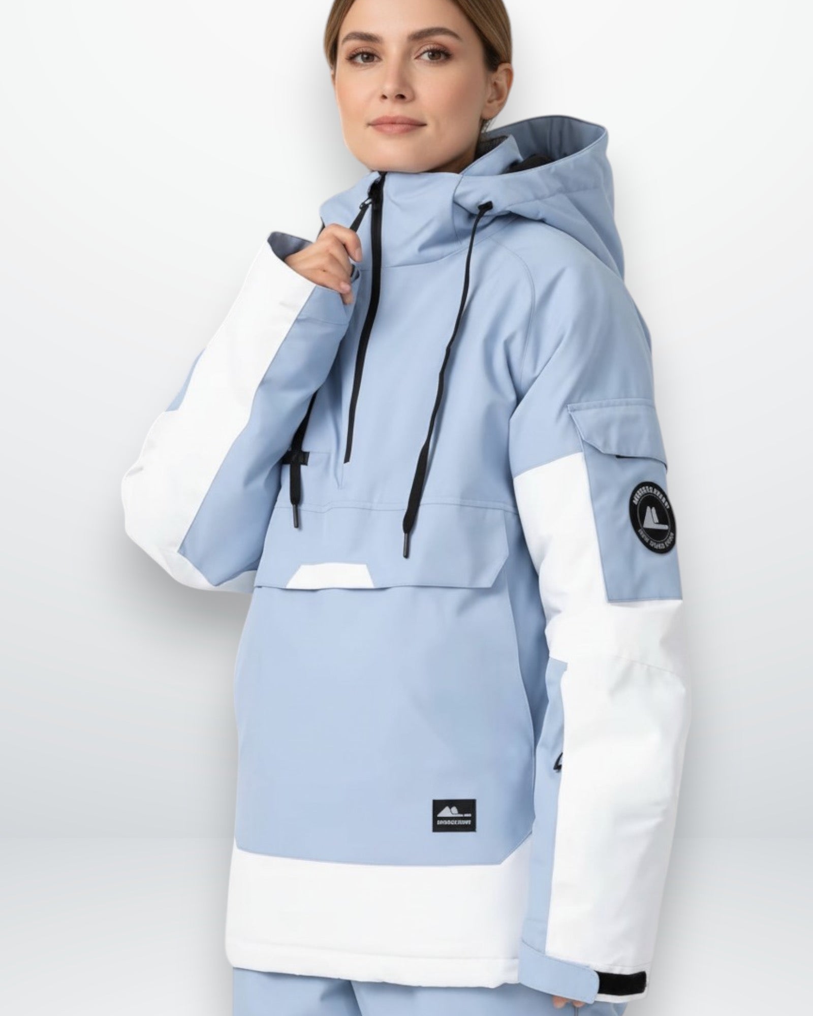 Snowboardjacke für Herren und Damen im Anorak-Stil
