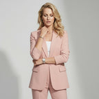 Eleganter Anzug für Damen mit Blazer und Hose im geraden Schnitt