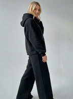 Oversized Hoodie-Set mit weiter Hose für Damen
