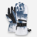 Warme Skihandschuhe mit weichem Innenfutter und Reißverschlusstasche