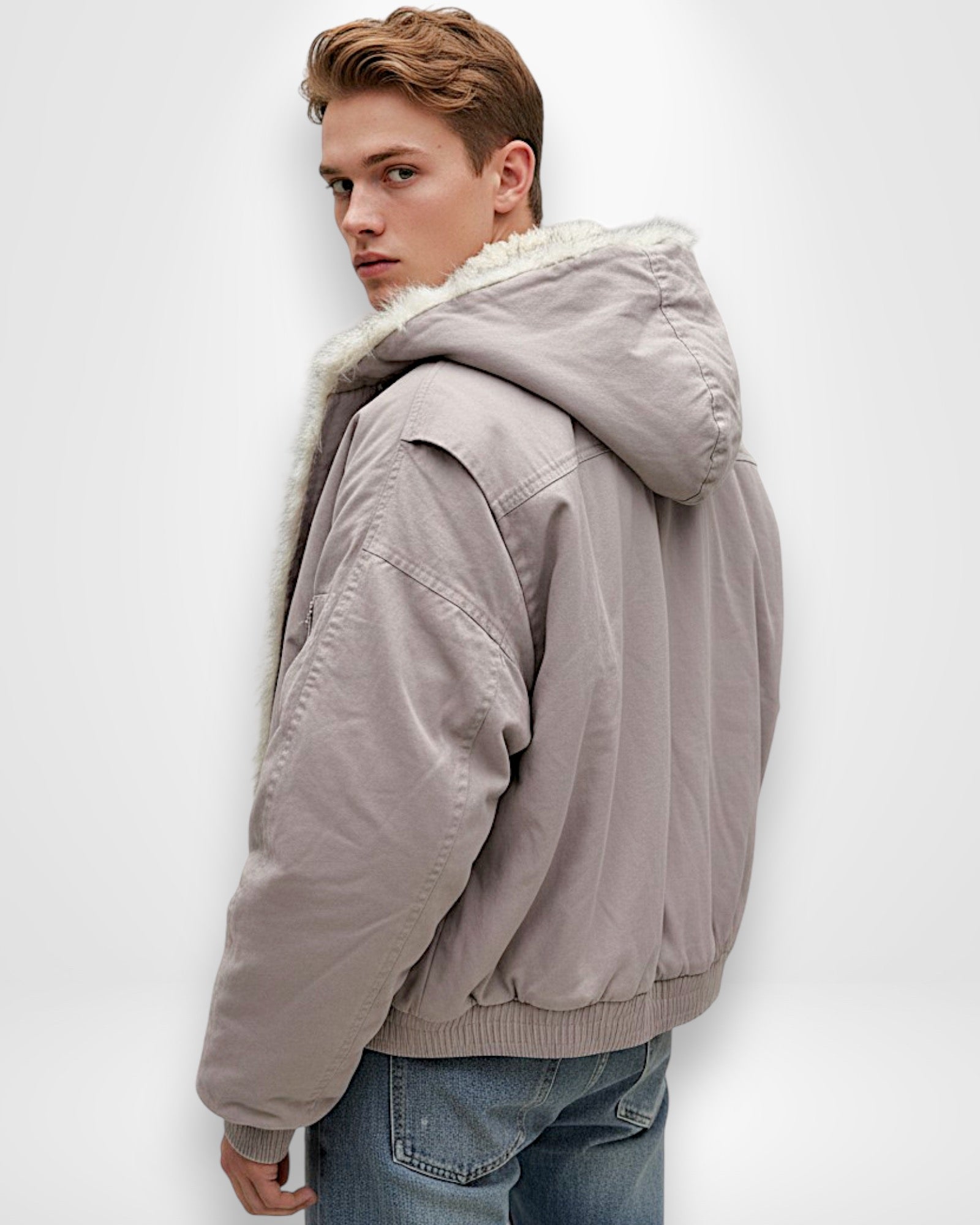 Winterjacke mit warmem Futter und flauschiger Kapuze | Unisex