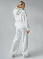 Oversized Hoodie-Set mit weiter Hose für Damen