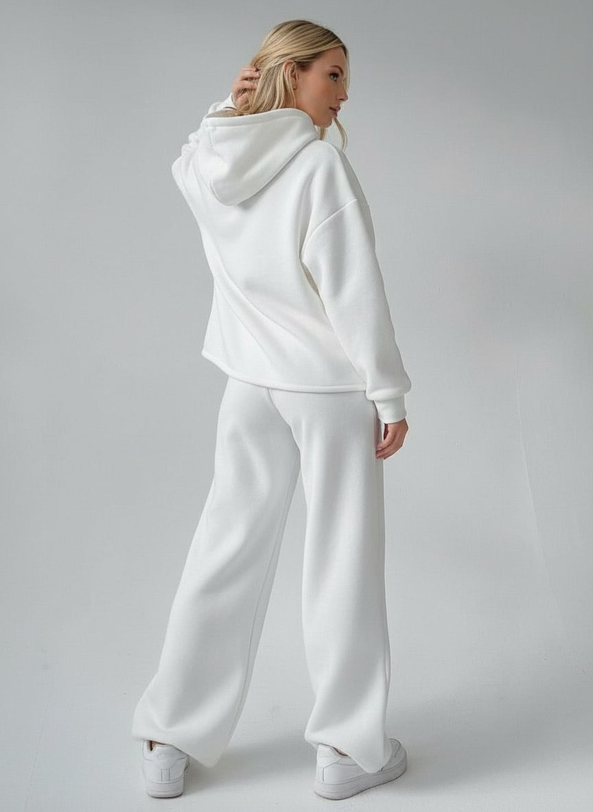 Oversized Hoodie-Set mit weiter Hose für Damen