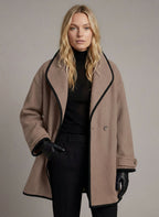Eleganter Damen Kurzmantel in gerader Passform