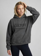Unisex Hoodie in kurzer Länge mit Druckmuster