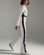 Damen Skianzug tailliert mit Kontrastdetails – figurbetont & sportlich