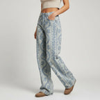 Flared Jeans für Damen mit hoher Taille im Casual-Stil