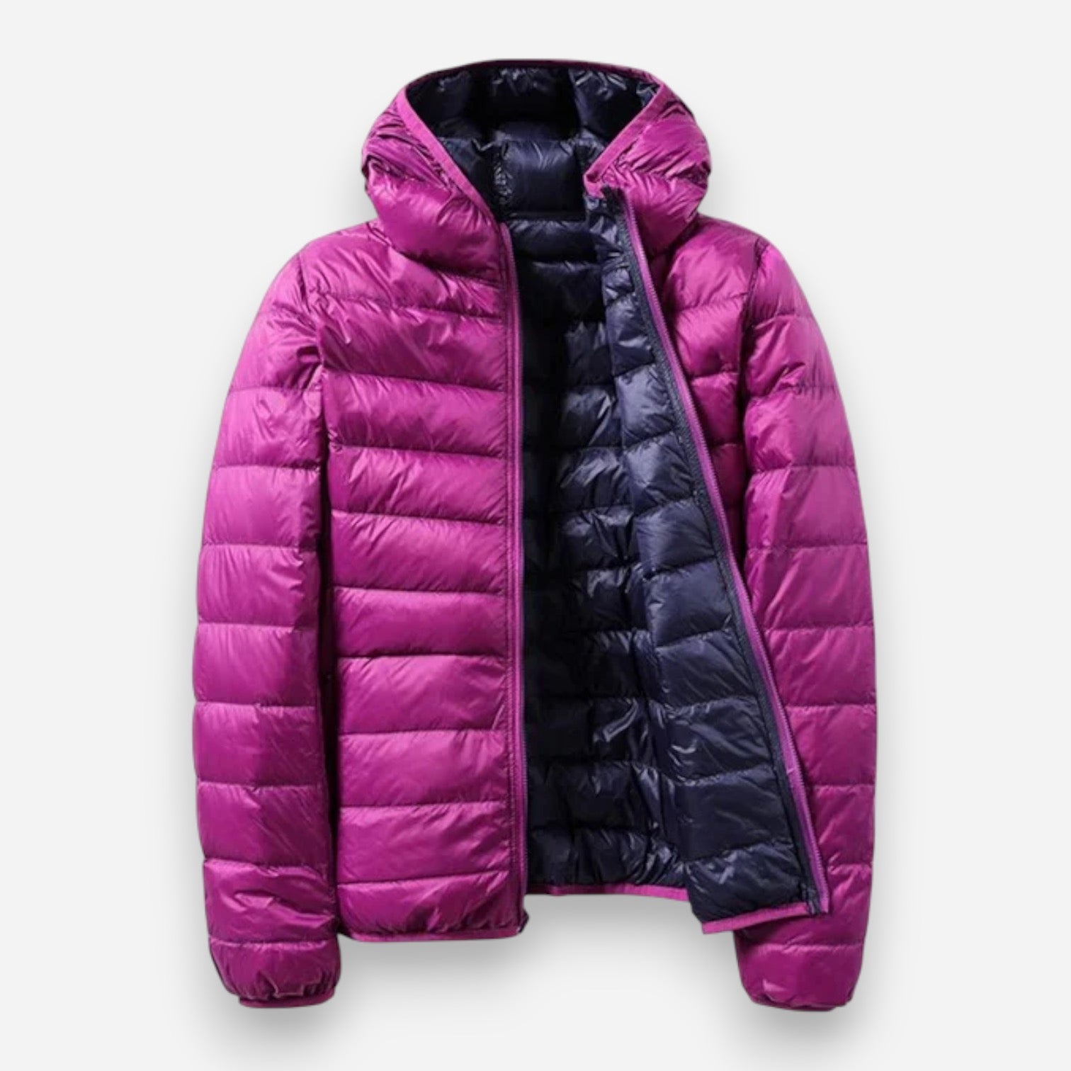 Wendbare Übergangsjacke für Damen mit Kapuze