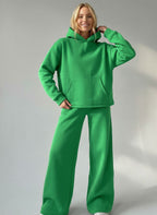 Oversized Hoodie-Set mit weiter Hose für Damen